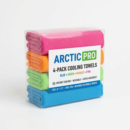 Cooling Work Towel Neck Wrap 4-Pack