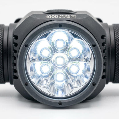 LED Headlamp 1000 Lumens Rechargeable