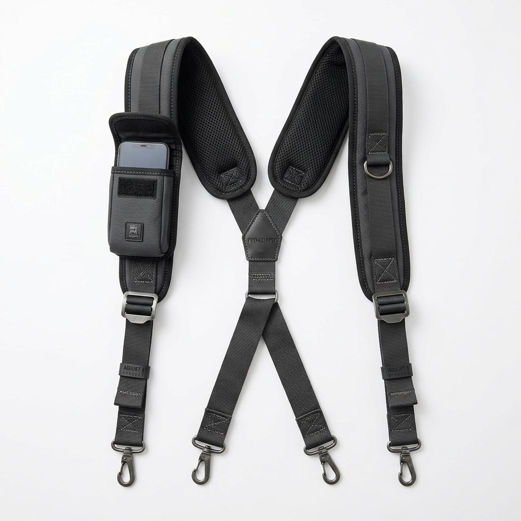 Tool Belt with Suspenders 29-Pocket